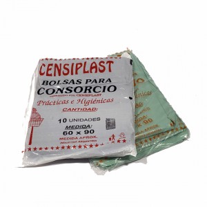 BOLSAS DE CONSORCIO BAJA DENSIDAD 60 X 90 CM X10U "CENSIPLAST"